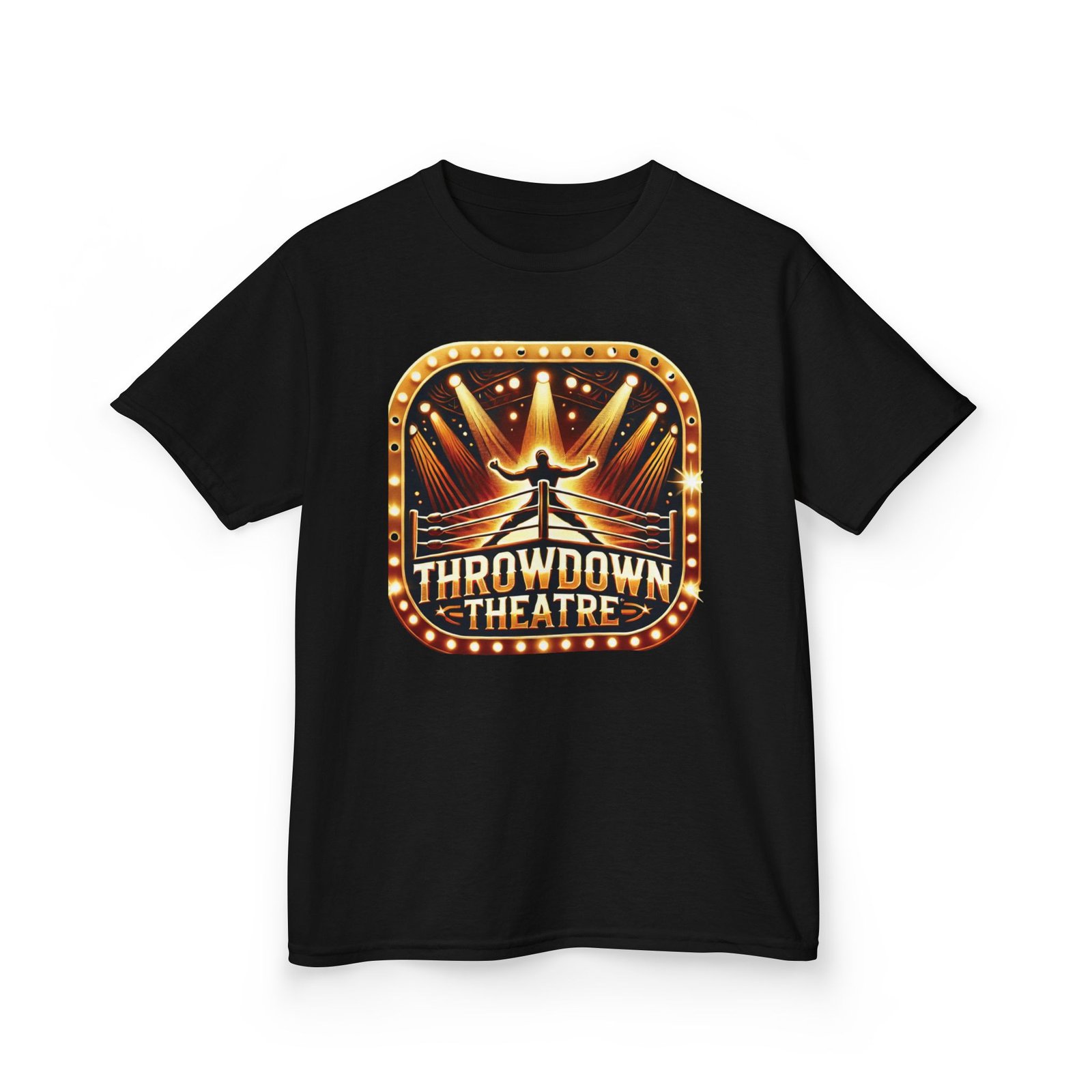 Throwdown Theatre Kids Tee - Fun Cotton T-Shirt for Young Performers - Image 3