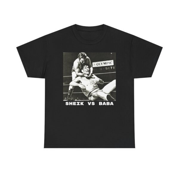 Throwdown Theatre Exclusive: The Sheik vs. Giant Baba – Black & White Legacy Tee