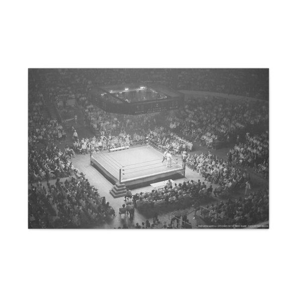 Chris Colt vs. Bobby Blaine – Cobo Arena, March 4, 1972 (Canvas Print)