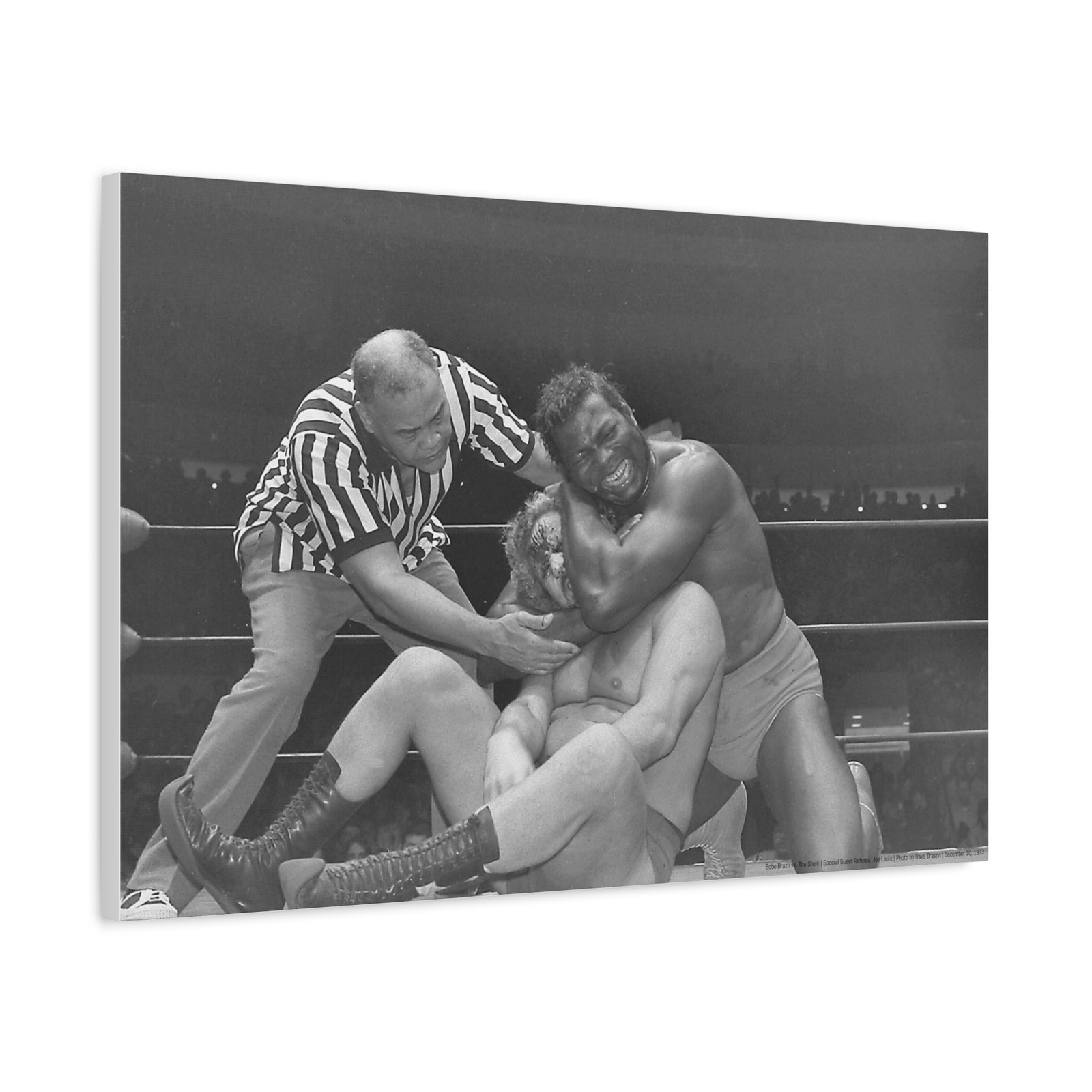 Bobo Brazil vs. The Sheik | Special Guest Referee: Joe Louis | December 30, 1972 - Image 2