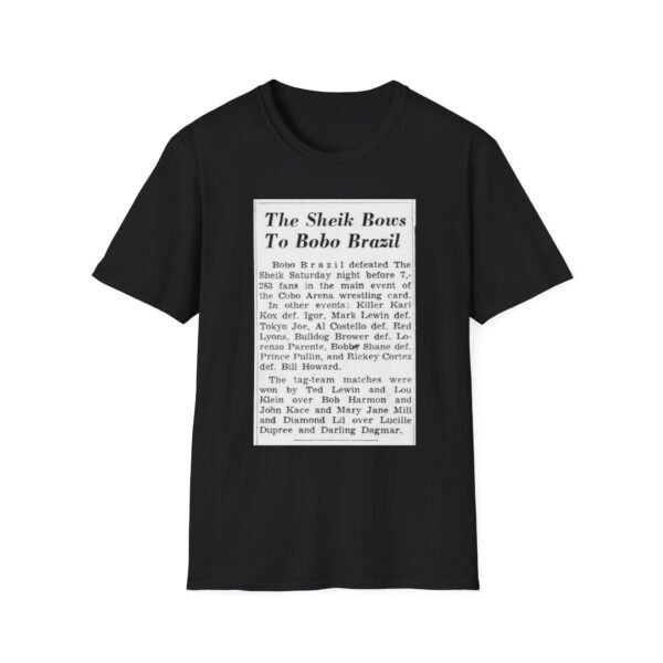 👑 The Sheik Bows to Bobo Brazil – Cobo Arena Classic 👑 Tee