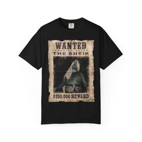 The Sheik “Wanted – Classic Portrait Edition” T-Shirt