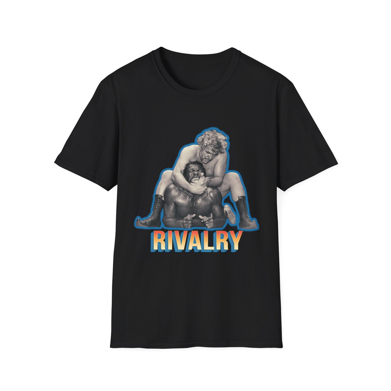Rivalry Wrestling T-Shirt — Vintage Wrestlers Graphic Tee
