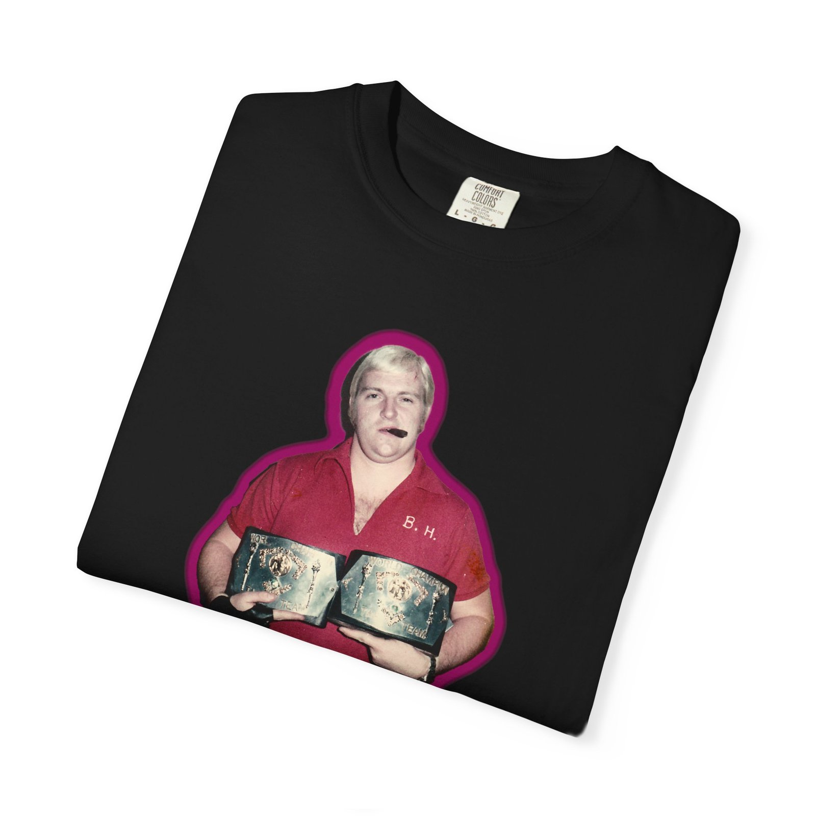 Shut Up Humanoids & Dirty Boy Bobby Heenan Wrestling T-Shirt - Image 3